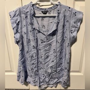 Light blue/purple blouse